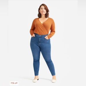 Everlane The Authentic Stretch High-Rise Skinny size 26 crop